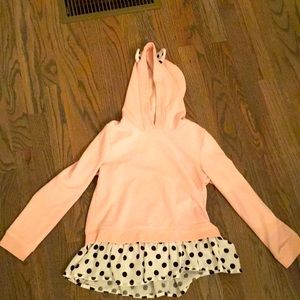 Kids sweatshirt, with polkadots. GUC
